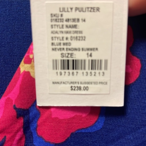 Lilly Pulitzer- New with tags Adalyn Maxi Dress - Picture 2 of 2